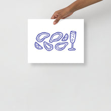 Load image into Gallery viewer, Oysters and Champagne Print