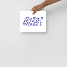 Load image into Gallery viewer, Oysters and Champagne Print