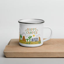 Load image into Gallery viewer, Happy Camper Desert Enamel Mug